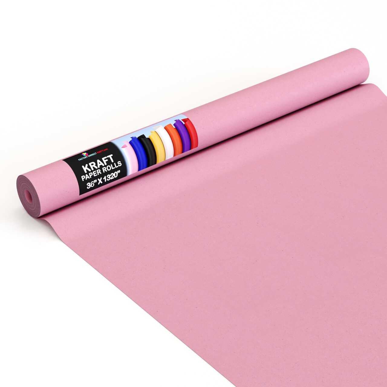 Kraft Paper Roll 36" X 1320" (110' Ft) Colored Paper Roll - Packing Paper Roll - Craft Supplies - Kraft Wrapping Paper Perfect as Shipping Paper Craft Paper Roll by Crown Display